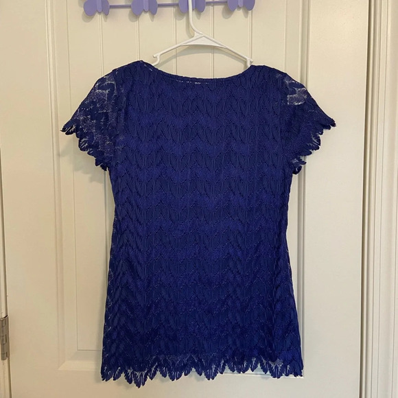 Ann Taylor women’s layered lace blouse — XXS - Picture 4 of 4